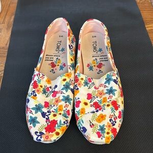 TOMS Alpargata Floral Slip-On Summer Flowers